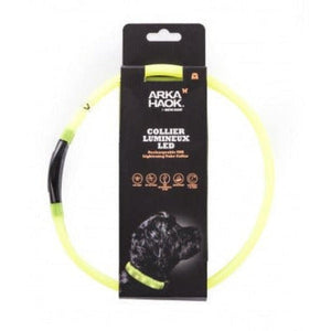 Arka Haok - Collier LED Plat Lumineux pour chiens Arka Haok by Martin Sellier - L'UNIVERS DES CHIENSCollier pour chiensArka Haok - Collier LED Plat Lumineux pour chiens Arka Haok by Martin SellierARKA HAOKABSL. 65 cm x l. 25 mmJaune