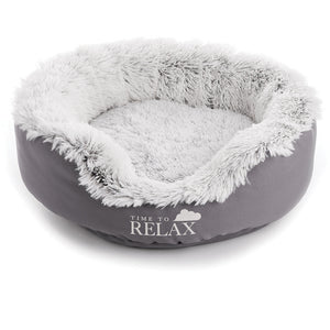 Collection Igloo de Martin Sellier - Corbeille Relax pour Chiens et Chats Tout Fourrure - L'UNIVERS DES CHIENSCorbeille pour chiens et chatsCollection Igloo de Martin Sellier - Corbeille Relax pour Chiens et Chats Tout FourrureMARTIN SELLIER100% polyesterGrisØ 40 cm