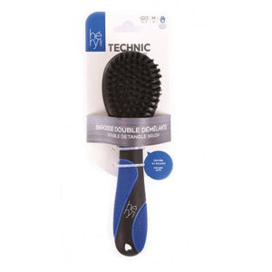 Héry Labo - Brosse Double Pour Chiens Et Chats Héry Labo By Martin Sellier - L'UNIVERS DES CHIENSBrosse Démêlante Pous Chiens Et ChatsHéry Labo - Brosse Double Pour Chiens Et Chats Héry Labo By Martin SellierHÉRY LABOBrosse Double DémélantePicots Nylon & MétalliquesNoir & Bleu