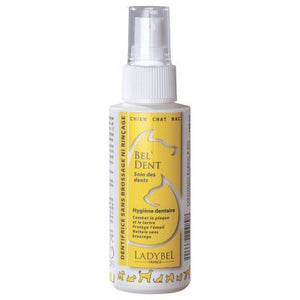 Ladybel - Bel'Dent Pour Chiens Et Chats - Dentifrice Liquide - S'Applique Par Vaporisation Sans Rinçage - Dentifrice Qui Peut-Être Avalée Sans Inconvénient Par L’Animal - Contenance : 50ml - L'UNIVERS DES CHIENSDentifrice pour chien et chatLadybel - Bel'Dent Pour Chiens Et Chats - Dentifrice Liquide - S'Applique Par Vaporisation Sans Rinçage - Dentifrice Qui Peut-Être Avalée Sans Inconvénient Par L’Animal - Contenance : 50mlLADYBELPar VaporisationMenthol Anti-Inflammatoire50ml