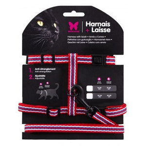 Martin Sellier - Set Harnais + Laisse Martin Sellier - Collection Trio - Harnais Réglable Avec Boucle Anti-Étranglement - 3 Coloris Au Choix : Rouge, Noir Ou Gris - L'UNIVERS DES CHIENSHarnais pour chatsMartin Sellier - Set Harnais + Laisse Martin Sellier - Collection Trio - Harnais Réglable Avec Boucle Anti-Étranglement - 3 Coloris Au Choix : Rouge, Noir Ou GrisMARTIN SELLIERL. 22/35 cm x L. 29/50 cmNylonBleu-Blanc-Rouge