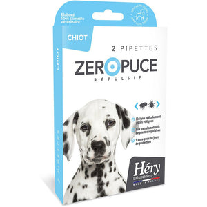 Zér0Puce - Pipettes Pour Chiots - Éloigne Radicalement Puces Et Tiques - 30 Jours De Protection - L'UNIVERS DES CHIENSPipette Antiparasitaires pour chiotZér0Puce - Pipettes Pour Chiots - Éloigne Radicalement Puces Et Tiques - 30 Jours De ProtectionZÉR0PUCE